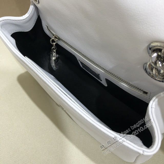 Bvlgari女包 寶格麗2020新款 幾何形狀牛皮鏈條單肩斜挎女包 古力娜紮同款 287993  fyd1562